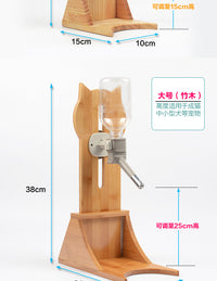 喵仙儿宠物饮水器橡木狗狗喝水器宠物挂式猫狗水壶宠物用品