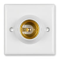 Ceiling Lighting Light Fitting for Pendant Light, E27 Lamp Holder and Bulb Holder, Heat Resistant Polypropylene E27 Lamp, 6A Ceiling Pendant Unit