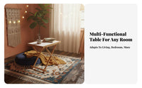 Foldable wingedTop Table Lightweight Accent Furniture Easy Assembly