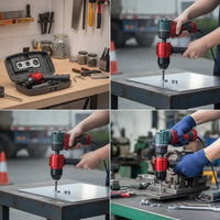 Rivet Adapter with Wrench Labor-Saving Cordless Riveter Insert Nut Tool