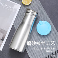 韩式不锈钢冷水壶家用凉水壶餐厅茶水壶咖啡壶酒店保温水壶大容量
