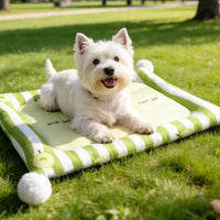 Fluffy Ball Pet Bed Year-Round Padded Pet Mat Comfortable for Indoor, Young Dogs