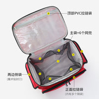Travel Medical Bag Small Medicine Storage Pouch Family First Aid Organizer