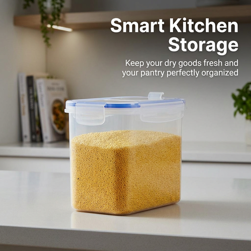 Food Storage Containers Airtight, Kitchen Storage Containers for Dry Goods Preservation, Eco-Conscious Bulk Food Storage Bin