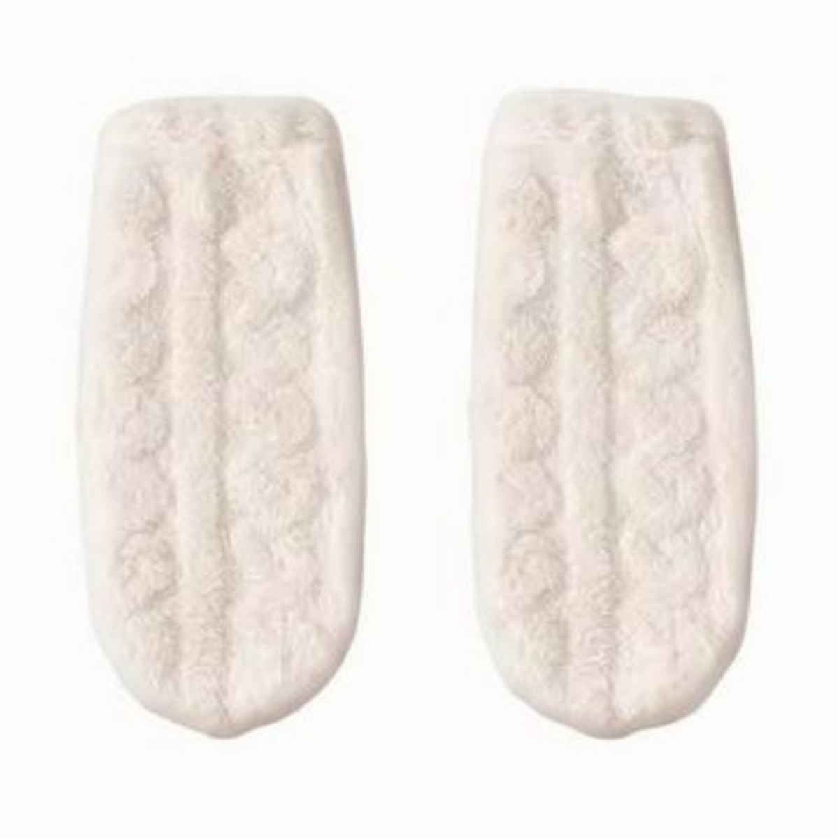 Thermal tube socks keep feet warm.