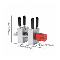 Stable Grip Miniature Bench Vise Compact Design Miniature Hobby Vise Adjustable Clamping Surfaces Model Building Clamp Aluminum Alloy Body for Hobbyists, Crafters, Jewelry Making, Electronics Repair