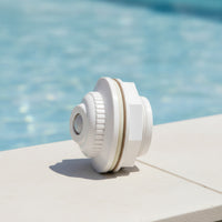 Plastic Return Inlet Assembly with Threaded Body Easy to Install Return Jet Fitting with Gasket and Adapter Leak-Proof Pool Wall Fitting Compatible