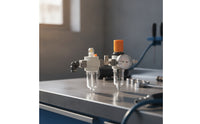 Adjustable Oil-Water Separator with Pressure Gauge Inline Pneumatic Filter Regulator Assembly Efficient Tire Changer Filter Regulator Multi-Stage for Technicians
