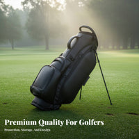 Ultralight Golf Stand Bag Portable Lightweight Golf Stand Bag Stable Support for for All Genders, Golfers, Outdoor, Driving Range