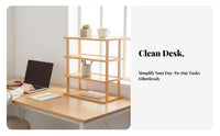 Multitier storage-spaceSaving Desk Organizer Sturdy Construction for Dorm Room