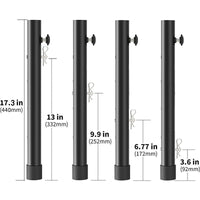 Table Leg Extender for Folding Tables, Height Raiser for Workbench, Straight or Bent Legs
