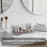 Clear Divider Box Multi-Compartment Clear Divider container Set Transparent Design
