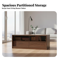Square Coffee Table with Drawers Minimalist design Living Room Furniture for Home