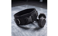 Padded Hybrid Weightlifting Belt Adjustable Weightlifting Belt with Quick-Release Buckle Textured Long-Lasting for Lifters, Athletes, Workouts