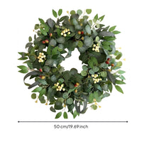 Artificial Eucalyptus Wreath True Eucalyptus Wreath Wall Decoration