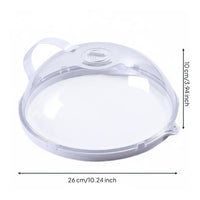Microwave Splatter Cover Easy to Clean Transparent Microwave Lid