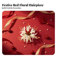 Chinese Design Arachnid Lily Hairpiece Elegant Design Hairpin Asian Inspired Hair Accessory Lightweight for Fashion Enthusiasts, Young Adults, New Year Celebrations, Cultural Events, Festivals, Themed Photoshoots