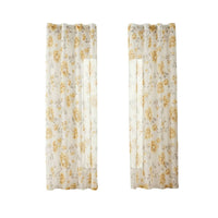 Grommet Top Translucent Curtain Privacy Protection Home Accent Soft Textile