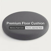 Memory Foam Floor Cushion, Round Tatami Meditation Cushion, Large Floor Pillow for Meditation, Floor - Image 3