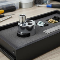 Reverse Thread Design Headless Screw Extractor Steel Body Broken Bolt Remover Chrome Plated Broken Screw Remover Rust Resistant for Mechanics