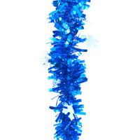 Christmas Tinsel Garland with Snowflake Design for Party and Wedding Decoration