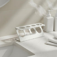 Electric Toothbrush Stand Space Saving Toothpaste and Razor Holder for Washstand