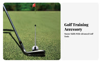 Strong Magnetic Chipping Practice Rod Lightweight and Portable Telescopic Club Face Indicator Easy to Stow for Beginners, Driving Range