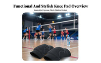 2 Pieces Volleyball Knee Pads Thickened Padding Thick Sponge Knee Protectors