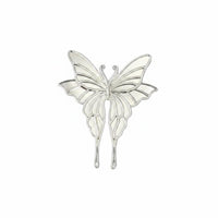Alloy Material DIY Inlay Brooch Finding Elegant Design Hollow Butterfly Pin Base Metal Brooch Blank for Crafters