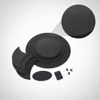 Drum Mute Pads for 5-Piece Drum Kit, Silent Practice Pads for Jazz Drums and Snare Drums