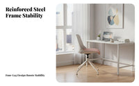 Foldable Computer Chair Space Saving Office Furniture 360-Degree rotating