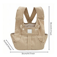Pet Backpack Hands Dog Backpack Carrier Padded Pet Carrier with Mesh Window for Kittens