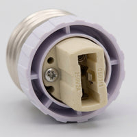 3A Rated E27 to 9mm Two-Pin Base Light Fixture Adapter, Flame Retardant PC LED Bulb Adapter, 54mm Ceramic Base Converter Lamp