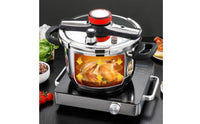Stainless Steel Pressure Pot Rapid Cooking Pot Energy Saving Cookware for Busy Families