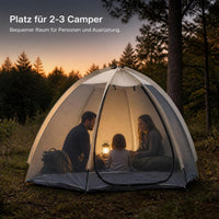 Outdoor Camping 6-Sided Anti-Mosquito Garden House Transparent Tent for Multiple People