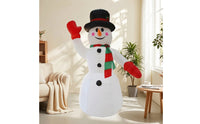 Outdoor Christmas Snowman Easy to Use Inflatable Snowman Foldable Yard Decoration Festive for Entryways, Party