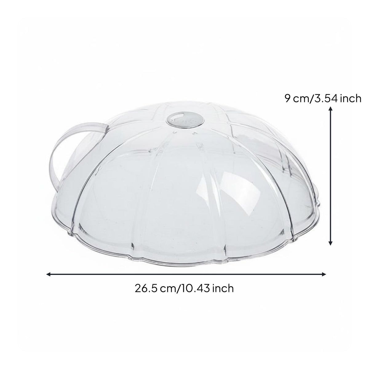 Microwave Splatter Cover Multi-Use Microwave Food Cover for Refrigerator