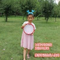 幼儿园打击乐器铃鼓舞蹈道具老师用奥尔夫儿童早教手摇小铃鼓手鼓