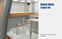 Lecture Hall Row Chair, Fixed Auditorium Seating, Aluminum Alloy Frame