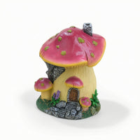 Toadstool House Resin Miniature Toadstool Figurines Mini for Hobbyists