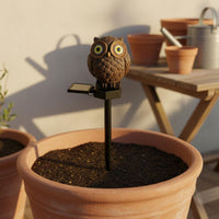 Owl Garden Stake Light Weather Resistant Solar Owl Light Waterproof for Yard