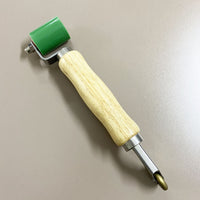 PVC压轮卷膜材边角焊接硅胶滚轮配件双头双轴压紧工具膜材专用