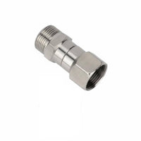 Heavy Duty High Pressure Hose Swivel Connector 360 Degree Rotating Hose Joint Leak-Unobstructed Connection Stainless Steel Male Female Adapter for DIY Enthusiasts