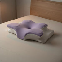 Butterfly Memory Foam Pillow Pressure Relief Ergonomic Support Pillow Breathable