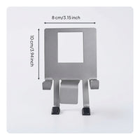 Anti-Slip Lid Holder with Silicone Pads Stable Stainless Steel Lid Rest Compact Organizer Handsunrestricted for Kitchen Countertop