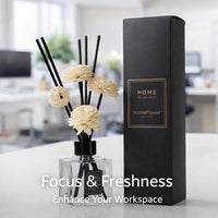 Reed Diffuser Set with Dried Flowers, 120ml