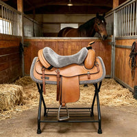 Equestrian Fleece Saddle Pad with Shock Absorption
