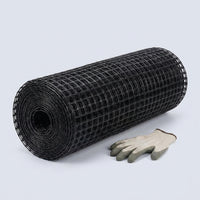 Black Garden Netting for Poultry, Heavy Duty Garden Fence for Chickens Synthetic Polymer Fencing