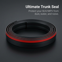 Universal Car Weather Seal Strip, Rubber Trunk Lid Sealing Strip for SUV, Not Prone to Aging Trunk L - Image 2