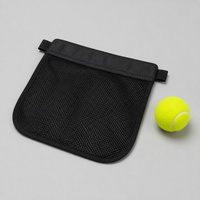 Tennis Bag, Ball Bag, Waist Bag, Holds 8-10 Balls, Zipper Closure, For Practice, Club Activities, Coaches, Lessons